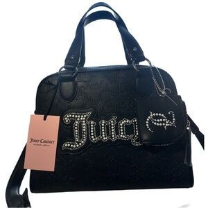 Juicy Couture Licorice String Of Pearls Satchel NWT